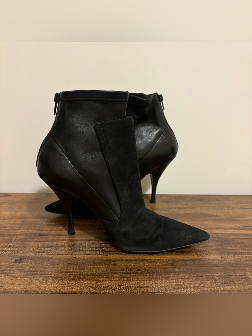 Givenchy Black Stiletto Heeled Ankle Booties size 36.5